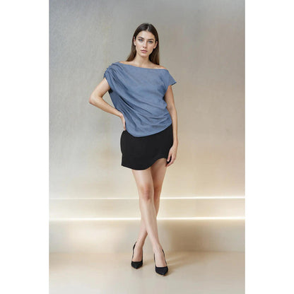Fawn 24 Drop Denim Top