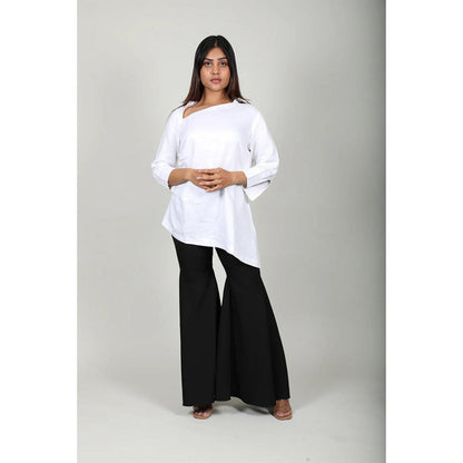 Fawn 24 White Ruched Shirt