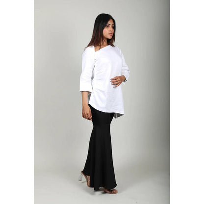 Fawn 24 White Ruched Shirt
