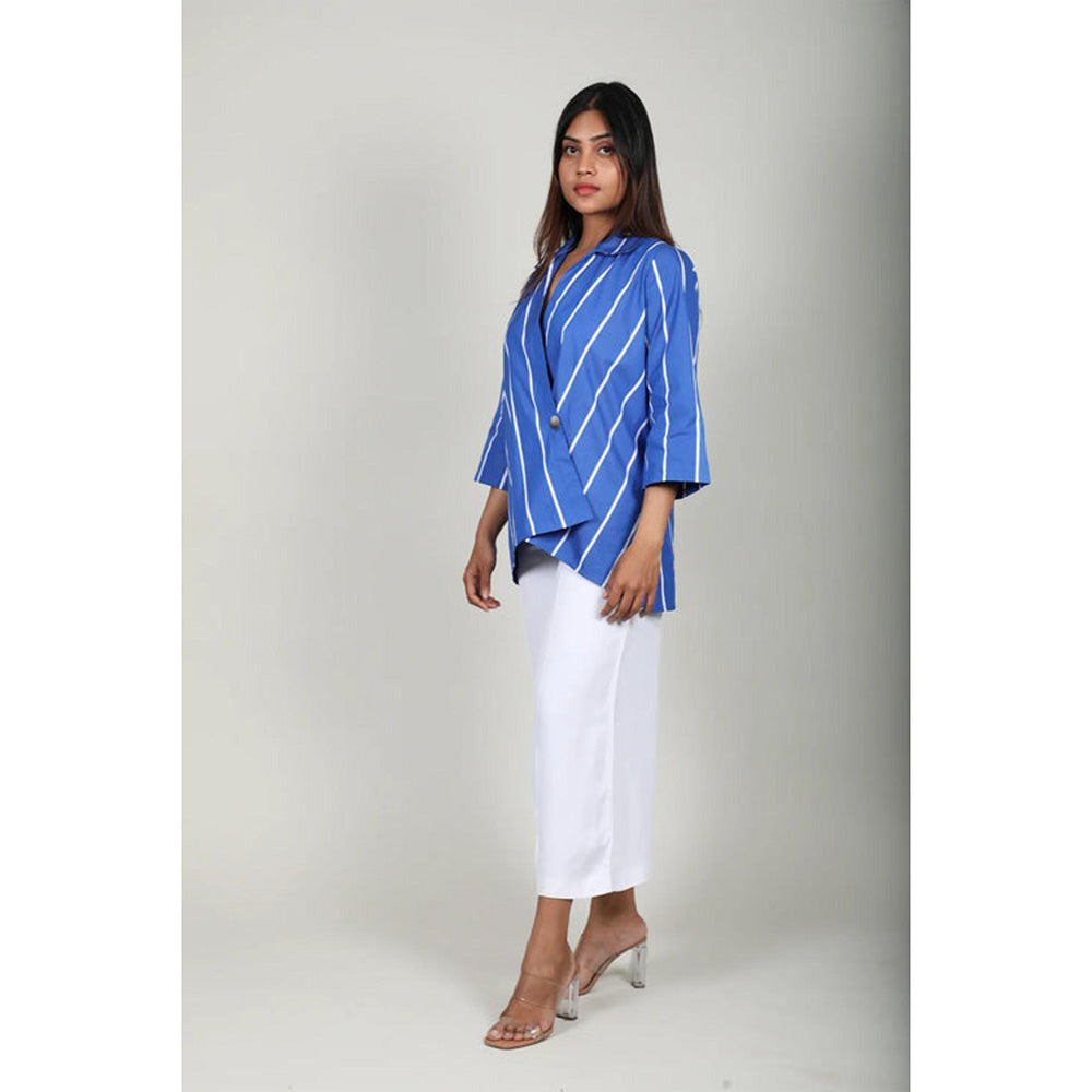 Fawn 24 Blue Crossover Shirt