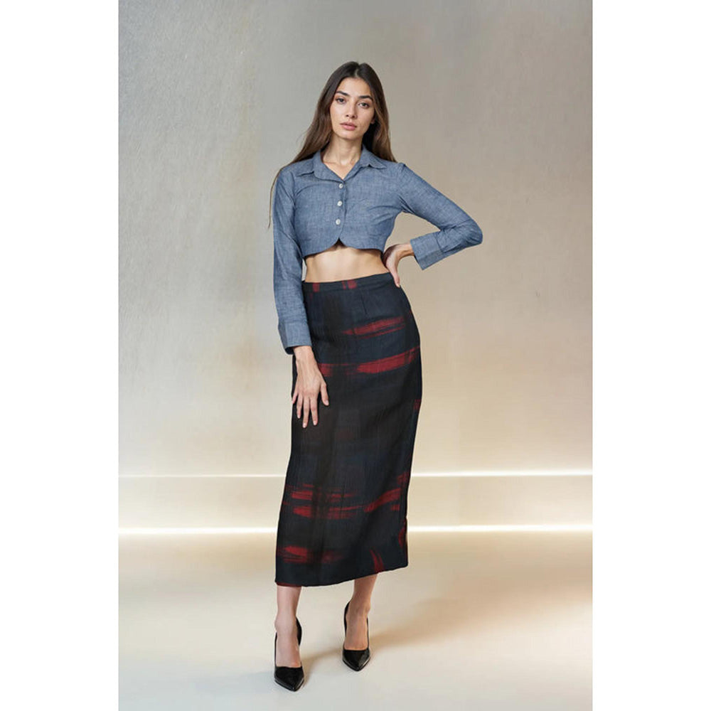 Fawn 24 Denim Cropped Shirt