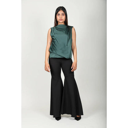 Fawn 24 Green Cowl Top