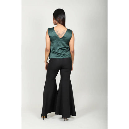 Fawn 24 Green Cowl Top