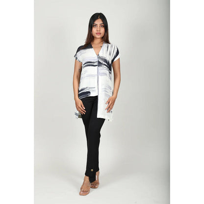 Fawn 24 Hi-Low Printed Top