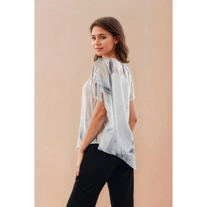 Fawn 24 Multi-Color Blossom Kimono