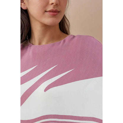 Fawn 24 Pink Pixel Top