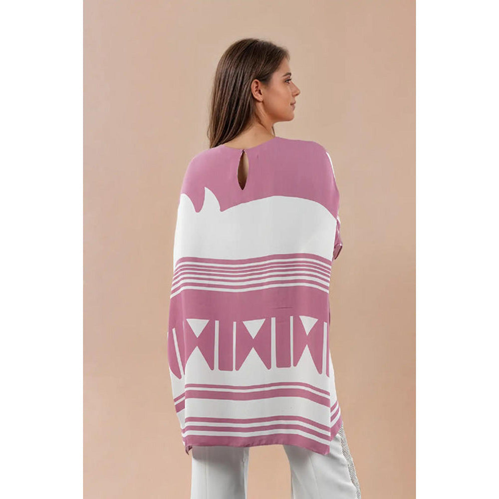 Fawn 24 Pink Pixel Top