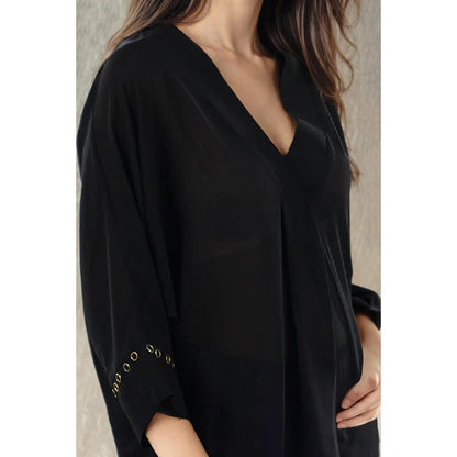 Fawn 24 Sable Eyelet Top