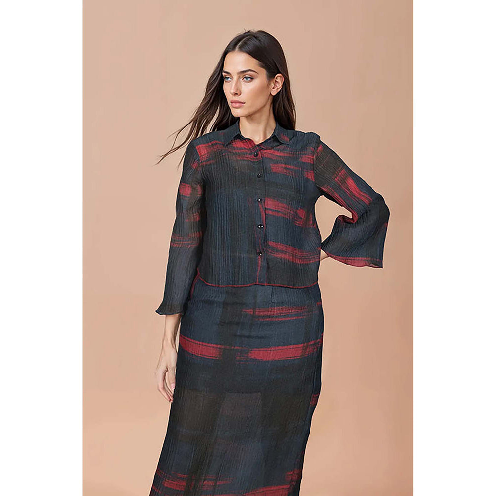 Fawn 24 Crinkle Print Shirt