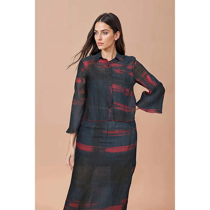 Fawn 24 Crinkle Print Shirt