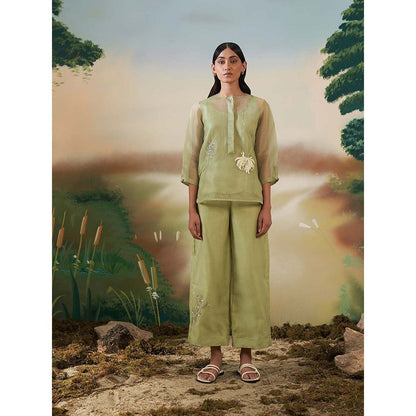 FEBo6 Wildflower Green Co-Ord (Set of 3)