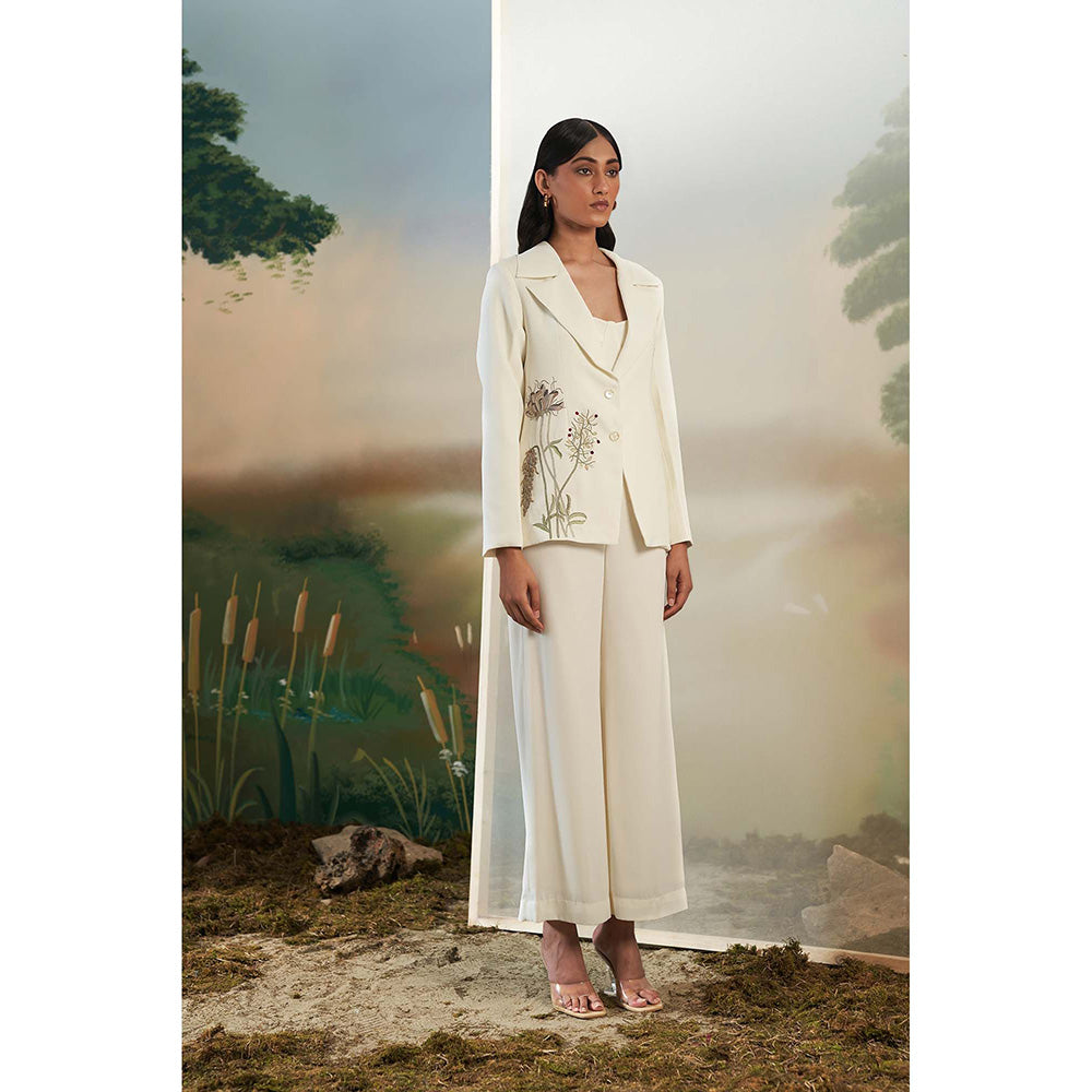 FEBo6 Moonflower Ivory Blazer