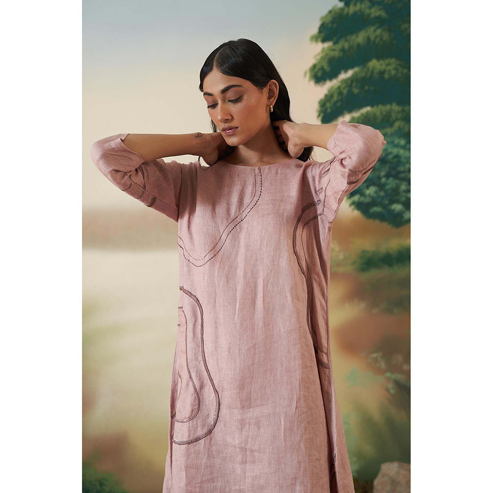 FEBo6 Rosewood Pink Kurta