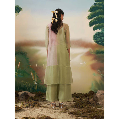 FEBo6 Oak Multi-Color Kurta with Slip (Set of 2)