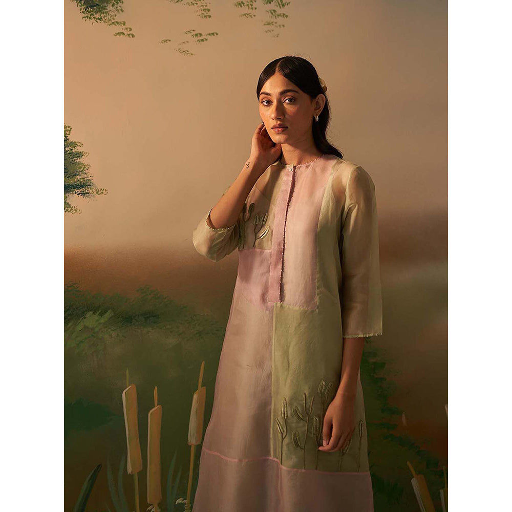 FEBo6 Oak Multi-Color Kurta with Slip (Set of 2)