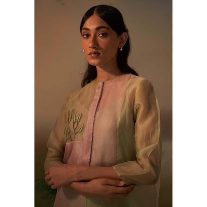 FEBo6 Oak Multi-Color Kurta with Slip (Set of 2)