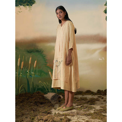 FEBo6 Primrose Yellow Midi Dress