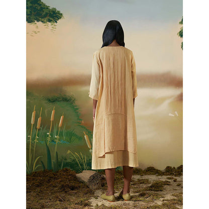 FEBo6 Primrose Yellow Midi Dress