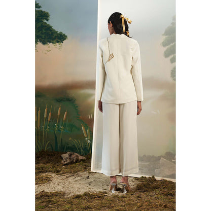 FEBo6 Straight Fit Ivory Pant