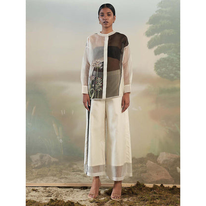 FEBo6 Moon Flower White Top with Slip (Set of 2)