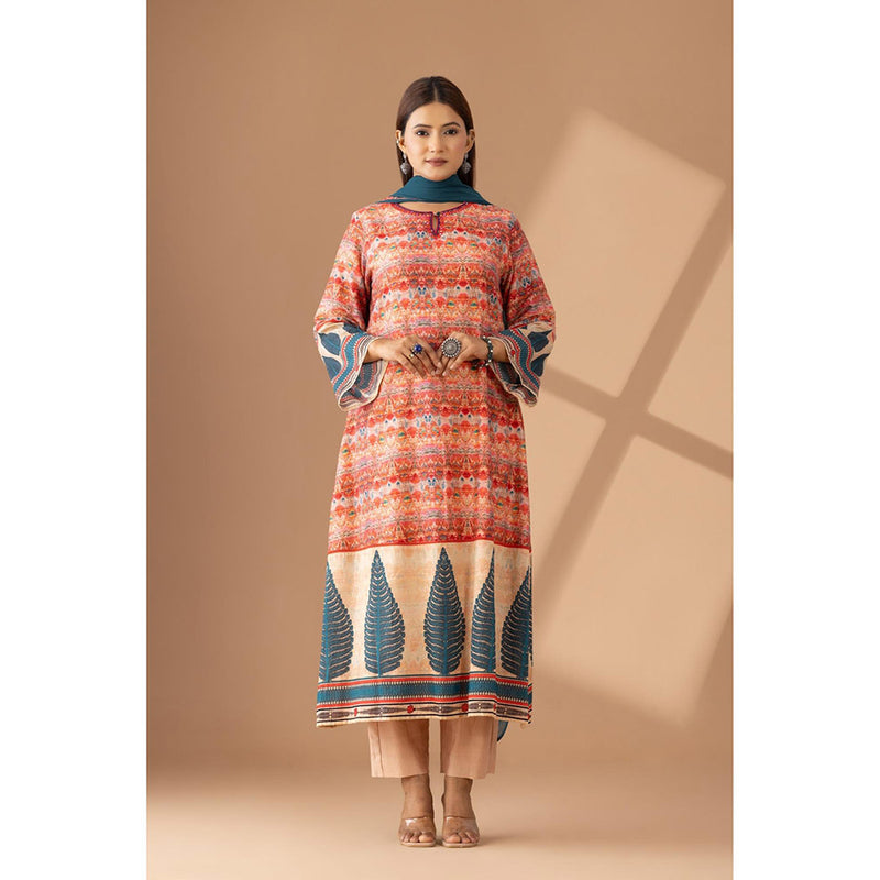 Finethreads by Hina & Nikhat Grace In Embellished Kurta Pant with Dupatta (Set of 3)