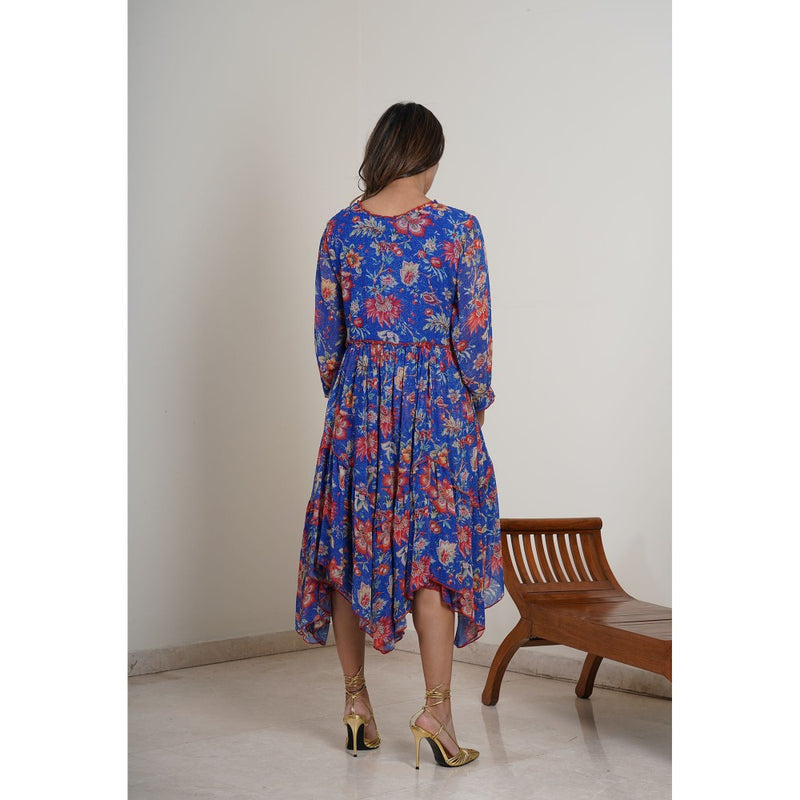Finethreads by Hina & Nikhat Blue Bells Dress