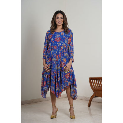 Finethreads by Hina & Nikhat Blue Bells Dress