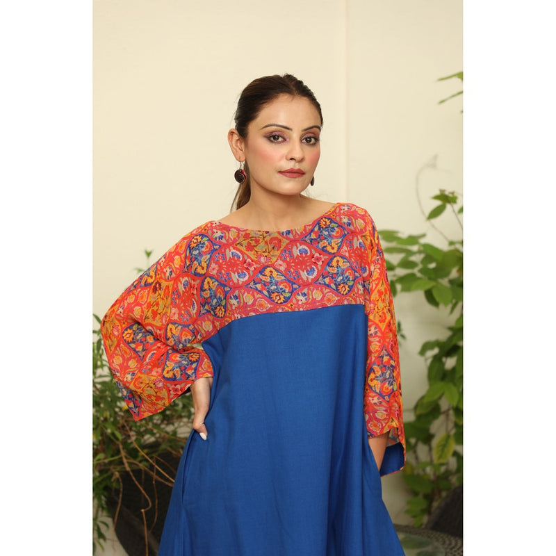 Finethreads by Hina & Nikhat Blue Jade Dress