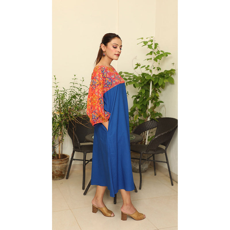 Finethreads by Hina & Nikhat Blue Jade Dress