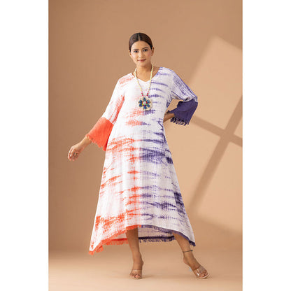 Finethreads by Hina & Nikhat Purple Coastal Breeze Dress