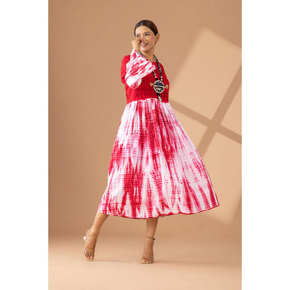 Finethreads by Hina & Nikhat Twilight Reverie Flared Dress