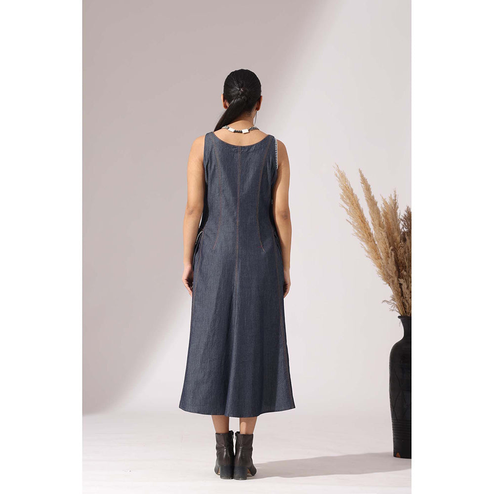 Finethreads by Hina & Nikhat Blue Grace Dress