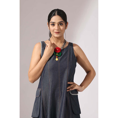 Finethreads by Hina & Nikhat Blue Grace Dress