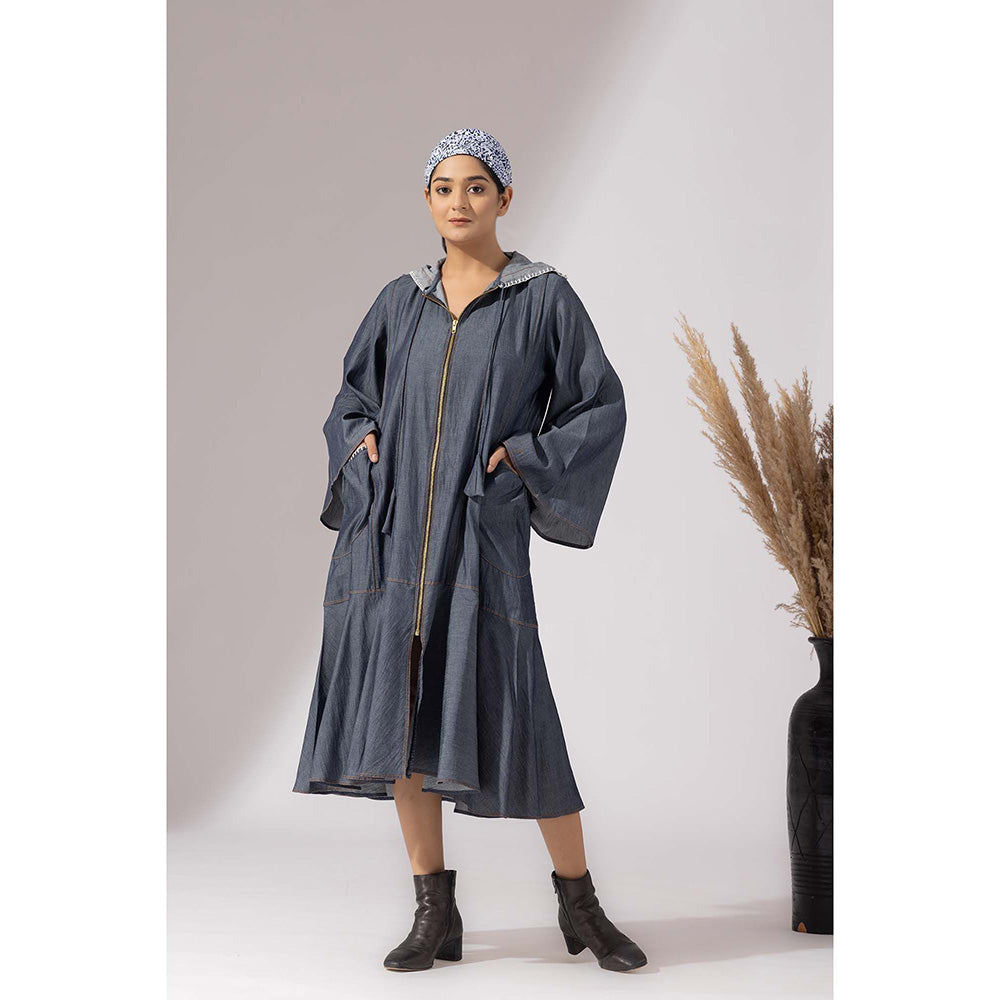 Finethreads by Hina & Nikhat Blue Nomad Grace Dress