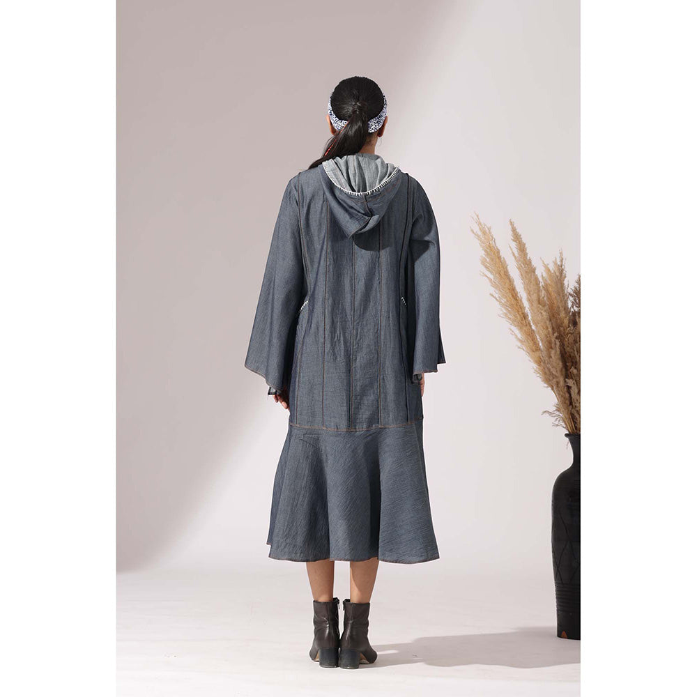Finethreads by Hina & Nikhat Blue Nomad Grace Dress