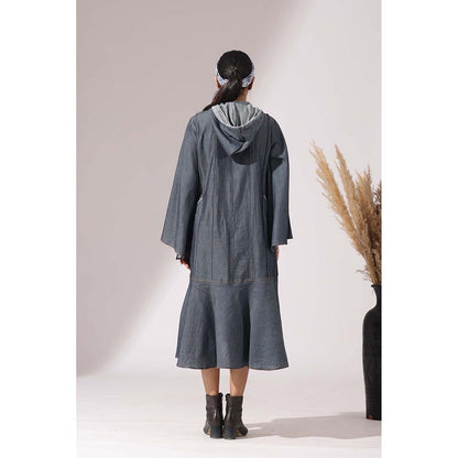 Finethreads by Hina & Nikhat Blue Nomad Grace Dress
