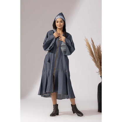 Finethreads by Hina & Nikhat Blue Nomad Grace Dress