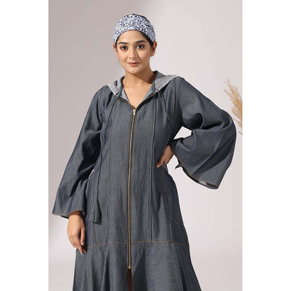 Finethreads by Hina & Nikhat Blue Nomad Grace Dress
