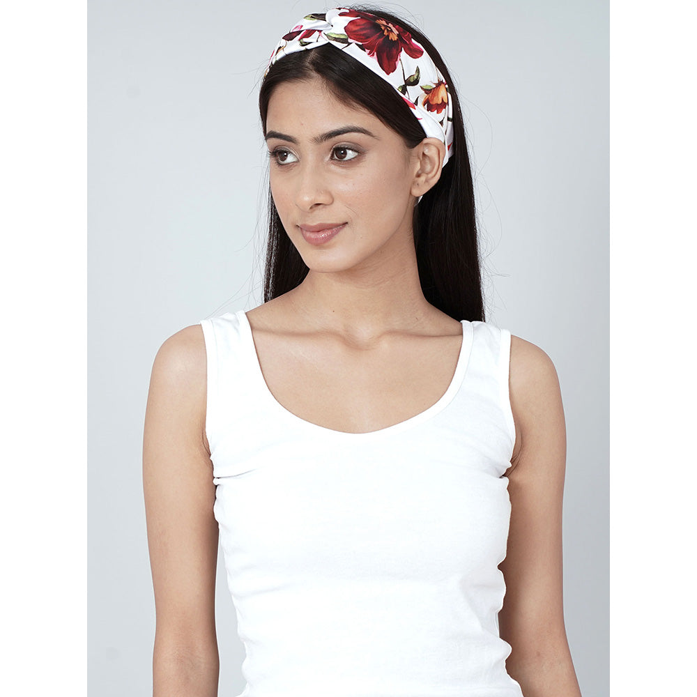 First Resort by Ramola Bachchan Multicoloured Floral Print Headband