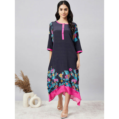 First Resort by Ramola Bachchan Printed Slimline Midi Dress
