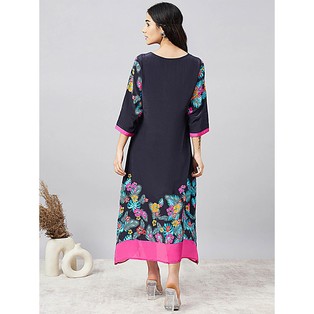 First Resort by Ramola Bachchan Printed Slimline Midi Dress