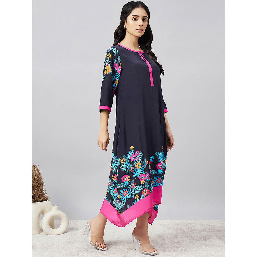 First Resort by Ramola Bachchan Printed Slimline Midi Dress
