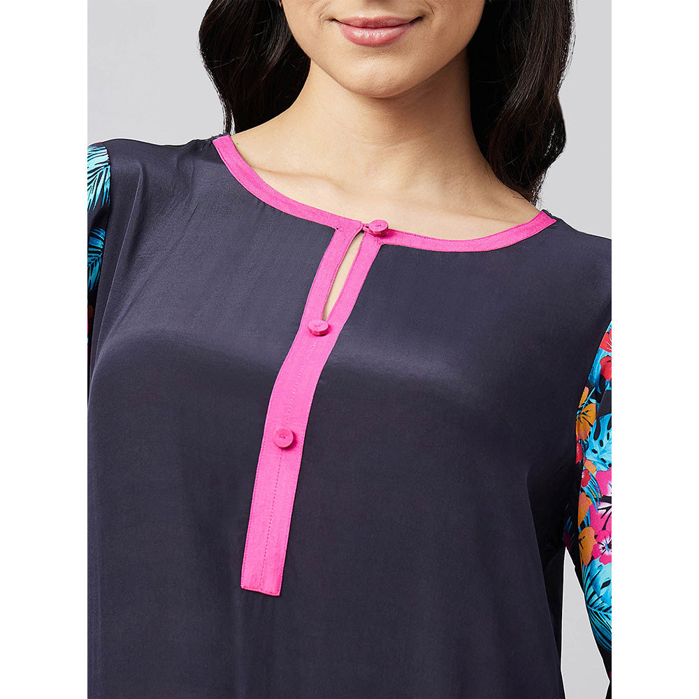 First Resort by Ramola Bachchan Printed Slimline Midi Dress