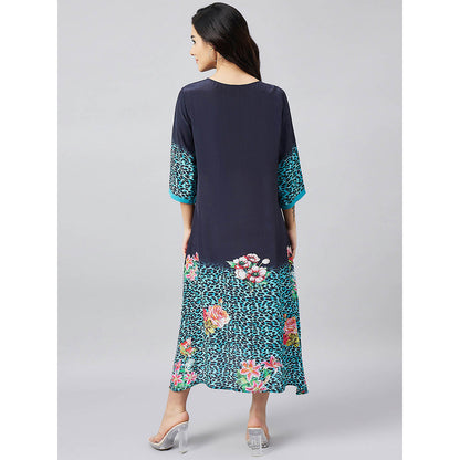 First Resort by Ramola Bachchan Printed Midi Dress