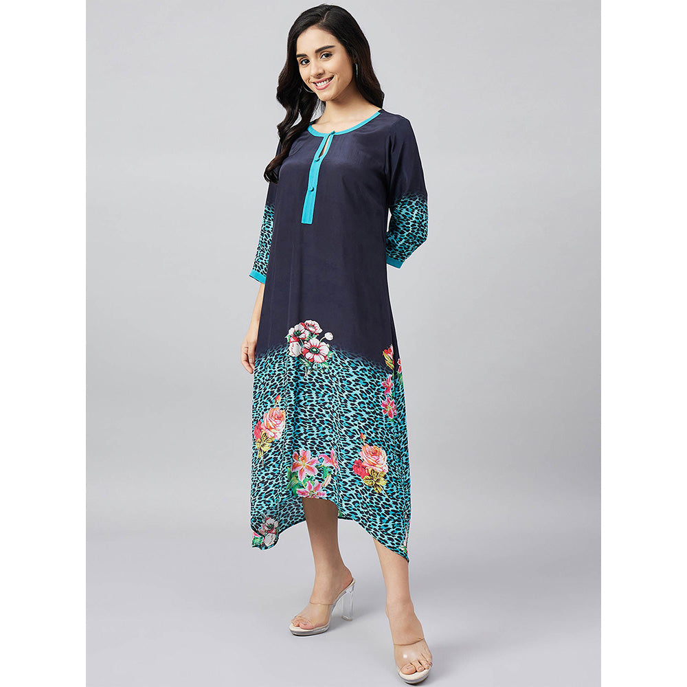 First Resort by Ramola Bachchan Printed Midi Dress