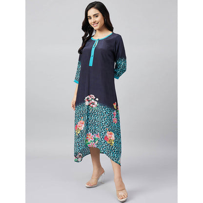 First Resort by Ramola Bachchan Printed Midi Dress