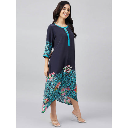 First Resort by Ramola Bachchan Printed Midi Dress