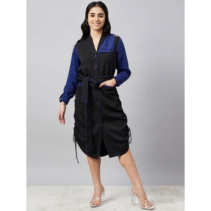 First Resort by Ramola Bachchan Print Shirt Dress with Belt (Set of 2)