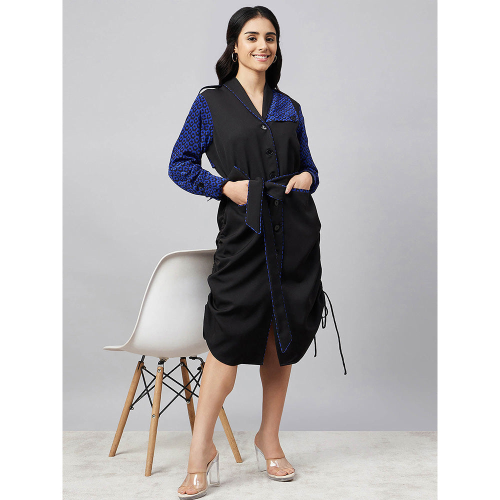 First Resort by Ramola Bachchan Print Shirt Dress with Belt (Set of 2)