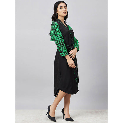 First Resort by Ramola Bachchan Print Shirt Dress with Belt (Set of 2)